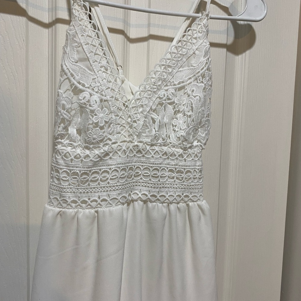 White Sun Dress - Picture 2 of 4